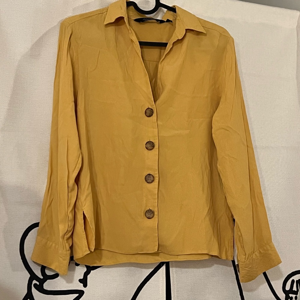 &Other Stories - Yellow shirt
